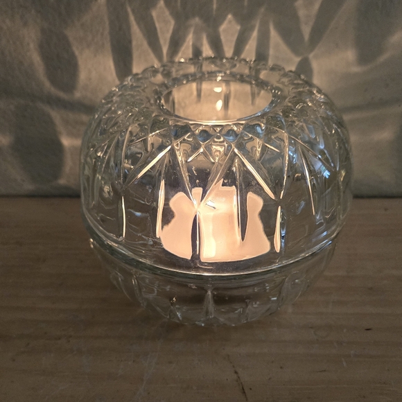 Vintage Homco Crystal Fairy Lamp Candleholder - Picture 3 of 8